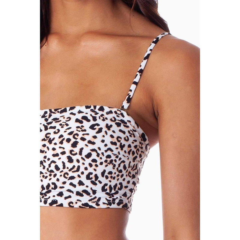 Haut De Maillot Bandeau Malawi Long - White Maillots Deux Pièces Rhythm