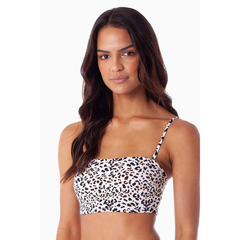 Haut De Maillot Bandeau Malawi Long - White Maillots Deux Pièces Rhythm