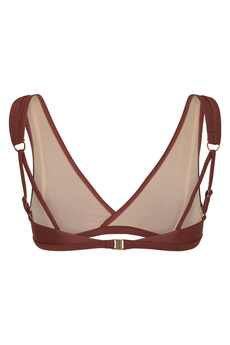 Haut De Maillot L'Enivrant - Café - Anja Paris - The Bradery