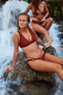 Haut De Maillot L'Enivrant - Café - Anja Paris - The Bradery