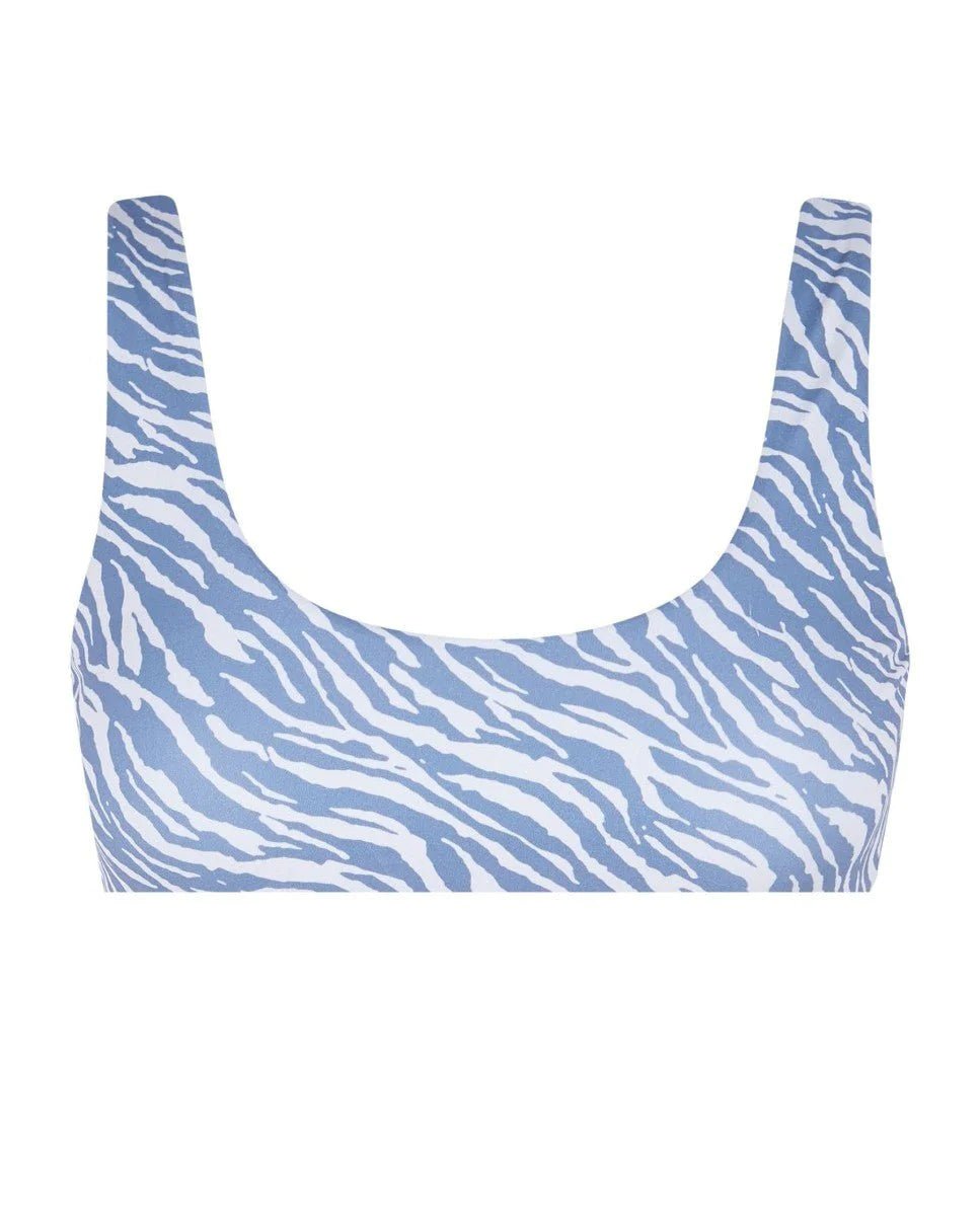 Runner Waves Bikini Top - Blue - Robin Collection -The Bradery