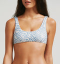 Runner Waves Bikini Top - Blue - Robin Collection -The Bradery