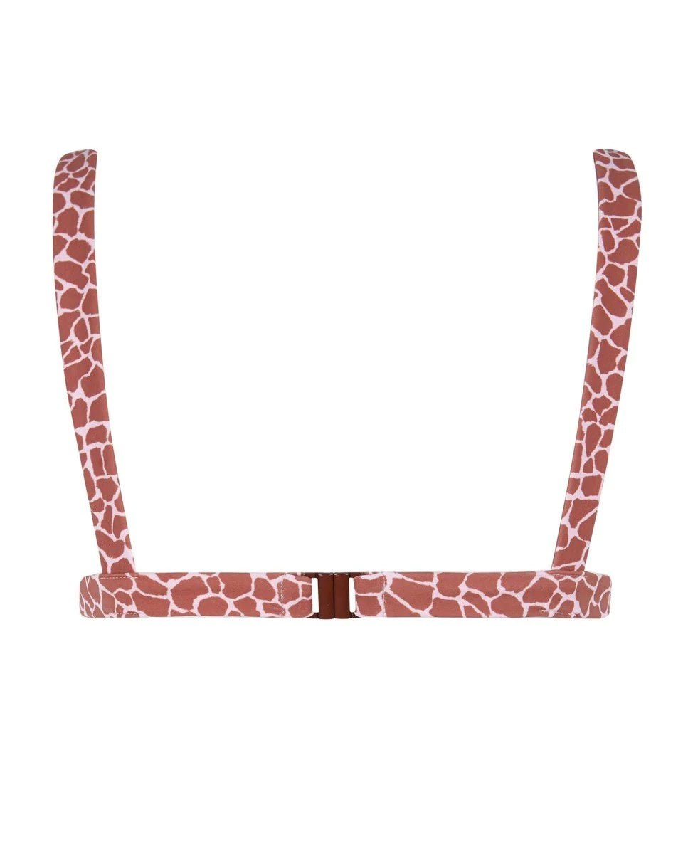 Top de bikini Touch - Estampado de jirafa - Robin Collection -La Bradery