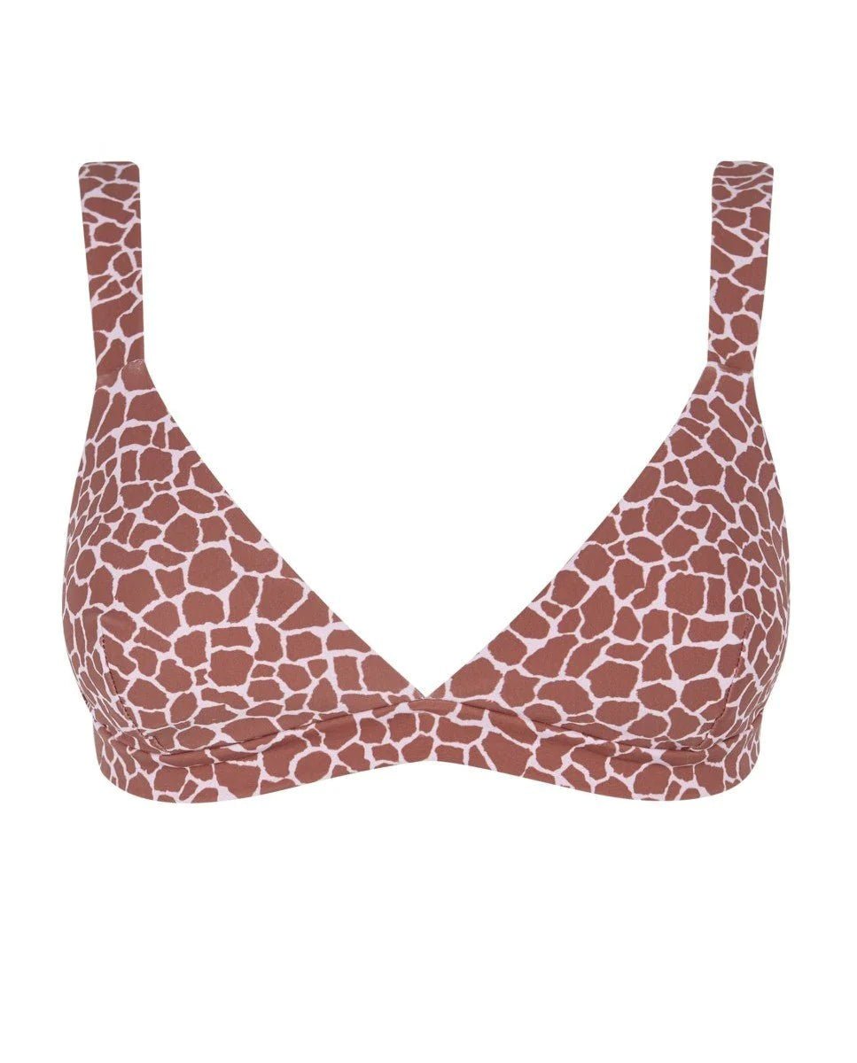 Top de bikini Touch - Estampado de jirafa - Robin Collection -La Bradery