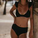 Iris Top - Black swimsuit Calipige