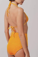 Haut Triangle Hermosa - Yellow Velvet Bain Albertine