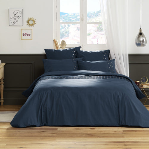 Housse De Couette 57 Fils Agathe Mûre - L'EffetPapillon2 - The Bradery