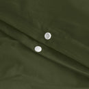 Housse De Couette Basique - Vert Olive HOUSSES DE COUETTE BLANC