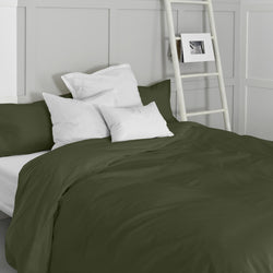 Copripiumino basic - Verde oliva COPRIPIUMINI BIANCHI
