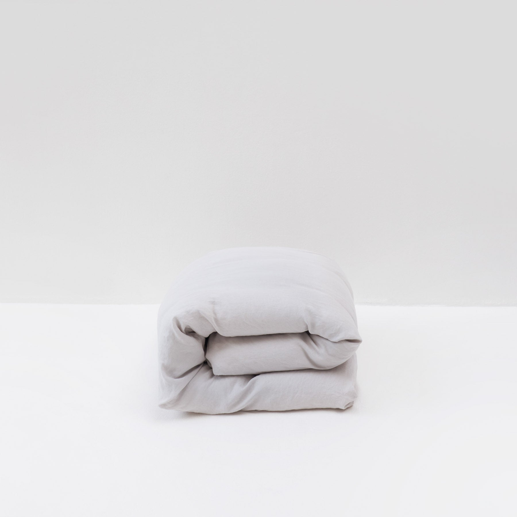 Housse De Couette En Lin Lavé - Galet - MOST - The Bradery