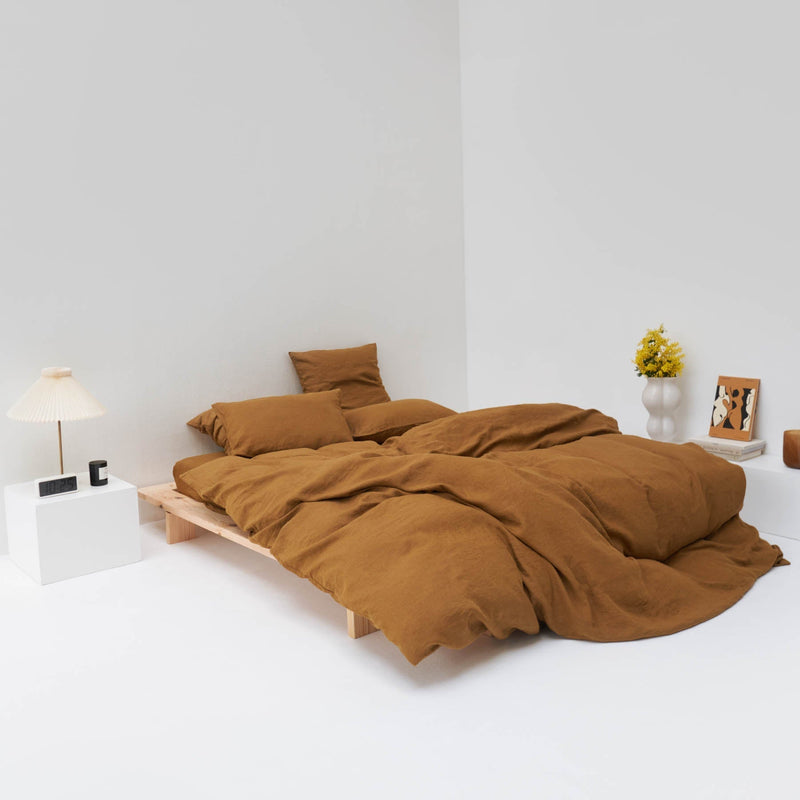 Linen Duvet Cover - Moka - MOST - The Bradery