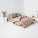 Satin Cotton Duvet Cover - Clay - MOST - The Bradery