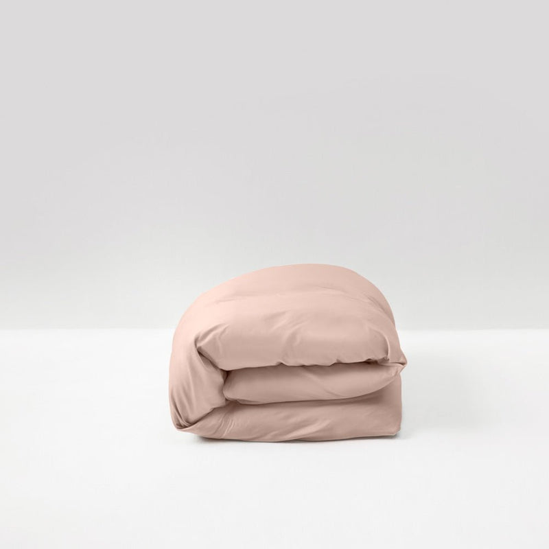 Satin Cotton Duvet Cover - Clay - MOST - The Bradery