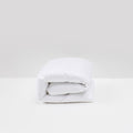 Housse De Couette En Satin Coton - Blanc - MOST - The Bradery