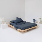 Housse De Couette En Satin Coton - Orage - MOST - The Bradery