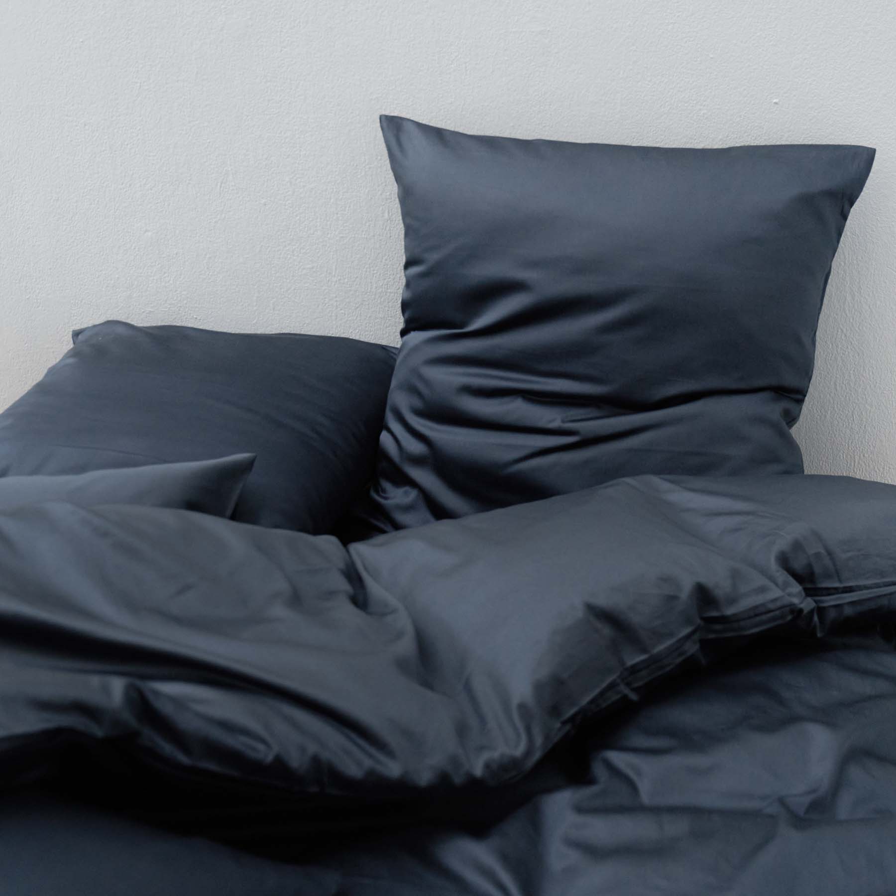 Housse De Couette En Satin Coton - Orage - MOST - The Bradery