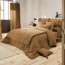 Comforter Cover Cotton Gauze Gaia Camel - L'Effet Papillon - The Bradery