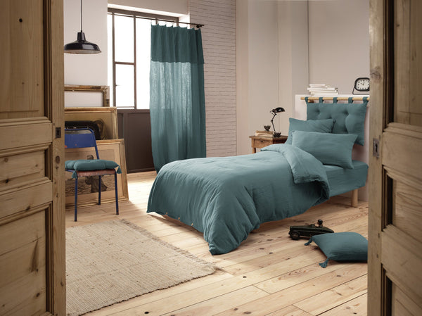 Funda Nórdica Gasa De Algodón Gaia Canard - L'Effet Papillon - The Bradery