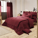 Housse De Couette Gaze De Coton Gaia Lie De Vin - L'Effet Papillon - The Bradery