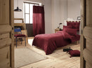 Housse De Couette Gaze De Coton Gaia Lie De Vin - L'Effet Papillon - The Bradery