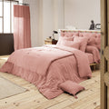 Housse de couette Gaze de Coton GAÏA Rose pêche - L'Effet Papillon - The Bradery