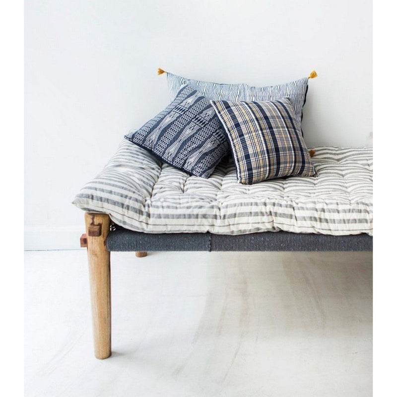 Housse De Coussin Aarti - Bleu Indigo - Jamini - The Bradery