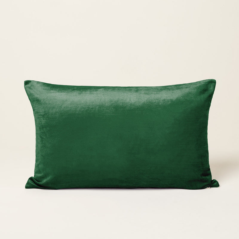 Housse De Coussin Castiglione - Vert Pin Et Taupe - Madura - The Bradery