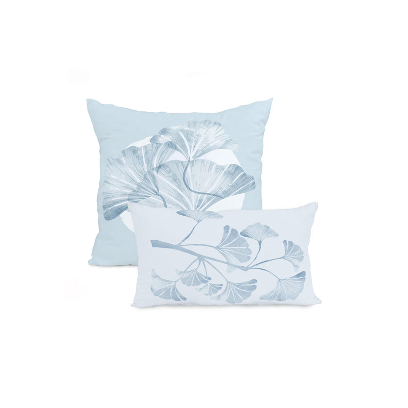 Ginkgo Cushion Cover 50X50 + 50X30 WHITE CUSHION COVER