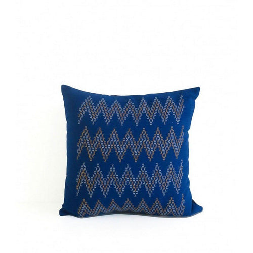 Housse De Coussin Kashi - Bleu - Jamini - The Bradery