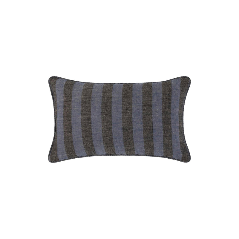 Housse De Coussin Tanguy - Indigo Et Noir - Madura - The Bradery