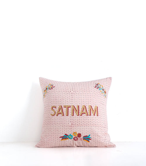 Housse De Coussin Tara - Rose - Jamini - The Bradery