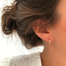 Créoles "Jana" plaqué or instants-plaisirs 