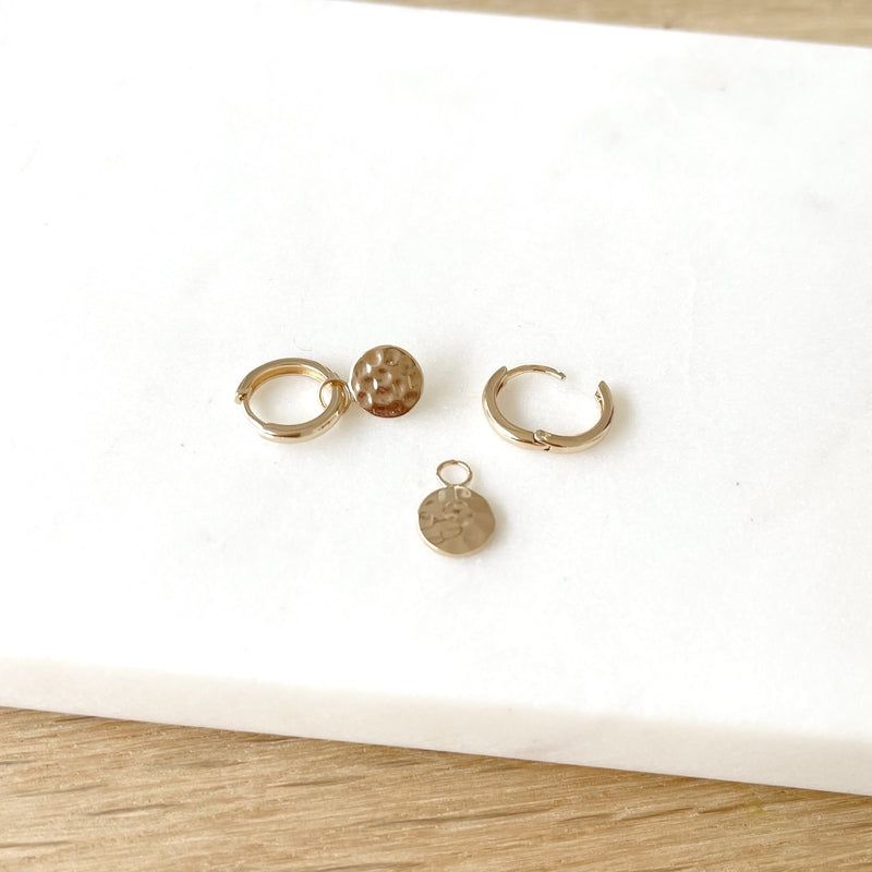 Mini créoles "Mady" plaqué or-instants-plaisirs-Instants Plaisirs • Bijoux