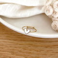 Anillo Louka - Acero blanco
