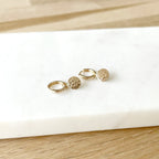Mini créoles "Mady" plaqué or-instants-plaisirs-Instants Plaisirs • Bijoux