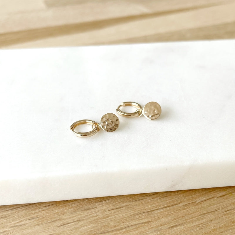 Mini créoles "Mady" plaqué or-instants-plaisirs-Instants Plaisirs • Bijoux