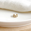 Bague d'oreille "Lago" plaqué or-instants-plaisirs-Instants Plaisirs • Bijoux
