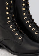 Janis - Cuir Lisse Noir - Bons Baisers - The Bradery