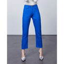 Jean Highwaist Cropped Milo Color - Cobalt Blue - Reiko - The Bradery