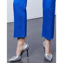 Jean Highwaist Cropped Milo Color - Cobalt Blue - Reiko - The Bradery
