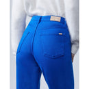 Jean Highwaist Cropped Milo Color - Cobalt Blue - Reiko - The Bradery