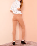 Jean Lily Color - Salmon - Reiko - The Bradery