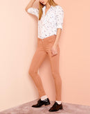 Jean Lily Color - Salmon - Reiko - The Bradery