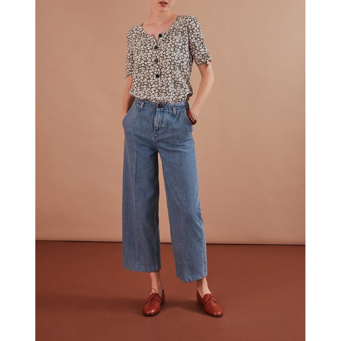 Jeans Lumau - Azzurro - Des Petits Hauts - The Bradery