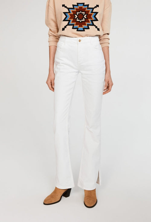 Claudie Pierlot Vaqueros Patchy - Crudo - - The Bradery