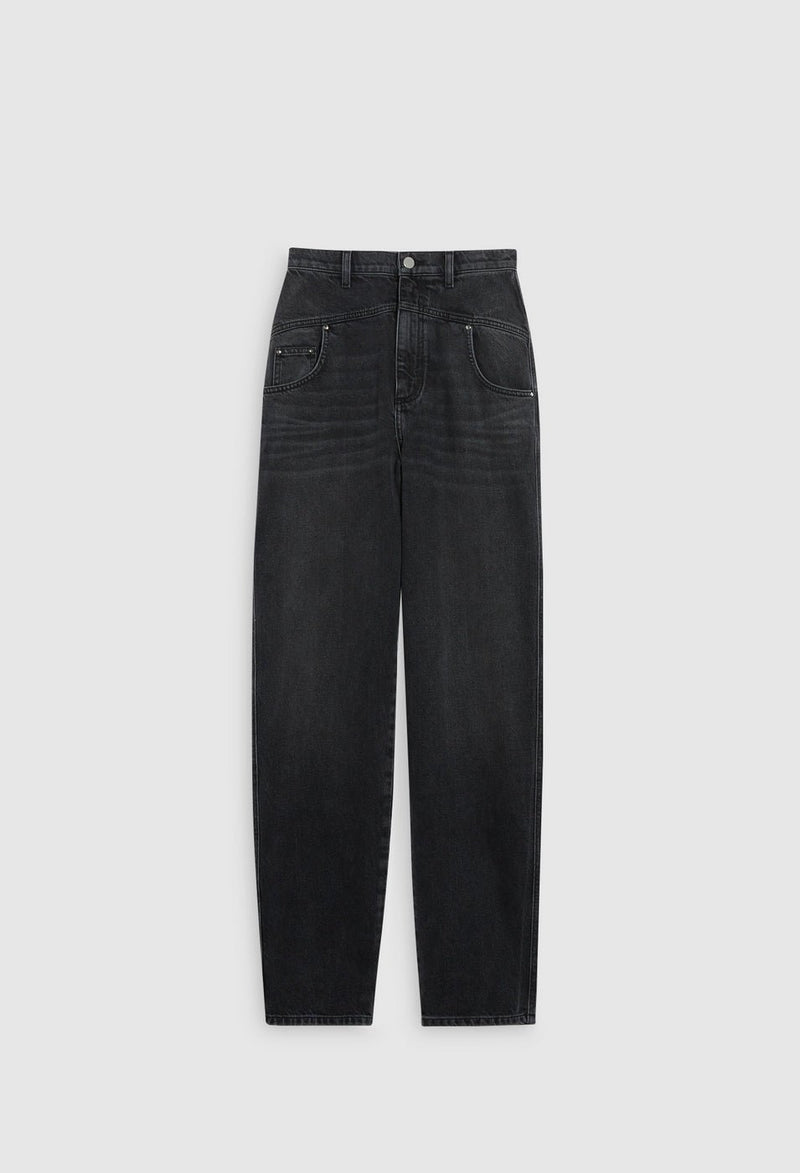 Claudie Pierlot Vaqueros Bis Rosa - Gris Denim - - The Bradery