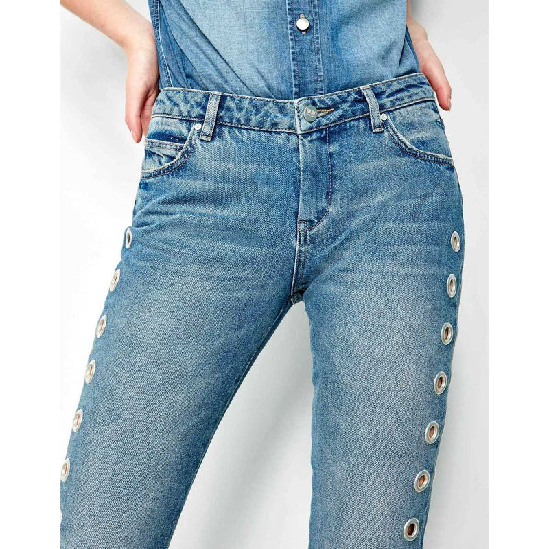 Jean Straight Cropped Prestonholes - Dnm M-85 - Reiko - The Bradery