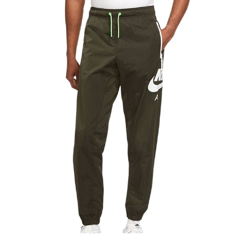 Air Woven Pant Textile Jogging - Khaki - Men - Nike - The Bradery