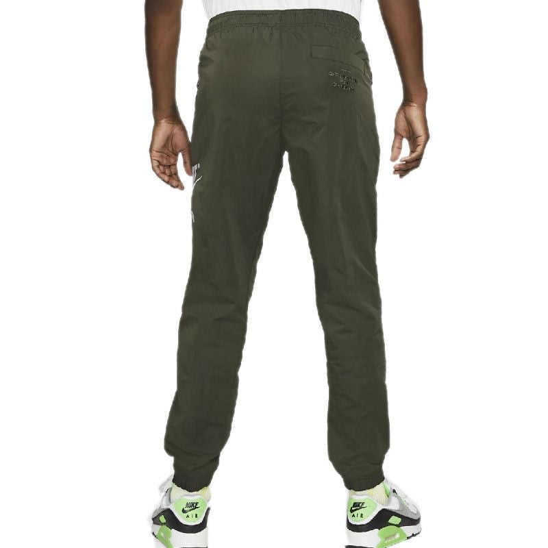 Air Woven Pant Textile Jogging - Khaki - Men - Nike - The Bradery