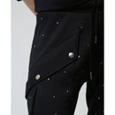 Jogging Black Side Pockets And Strass - Woman Jogging The Kooples